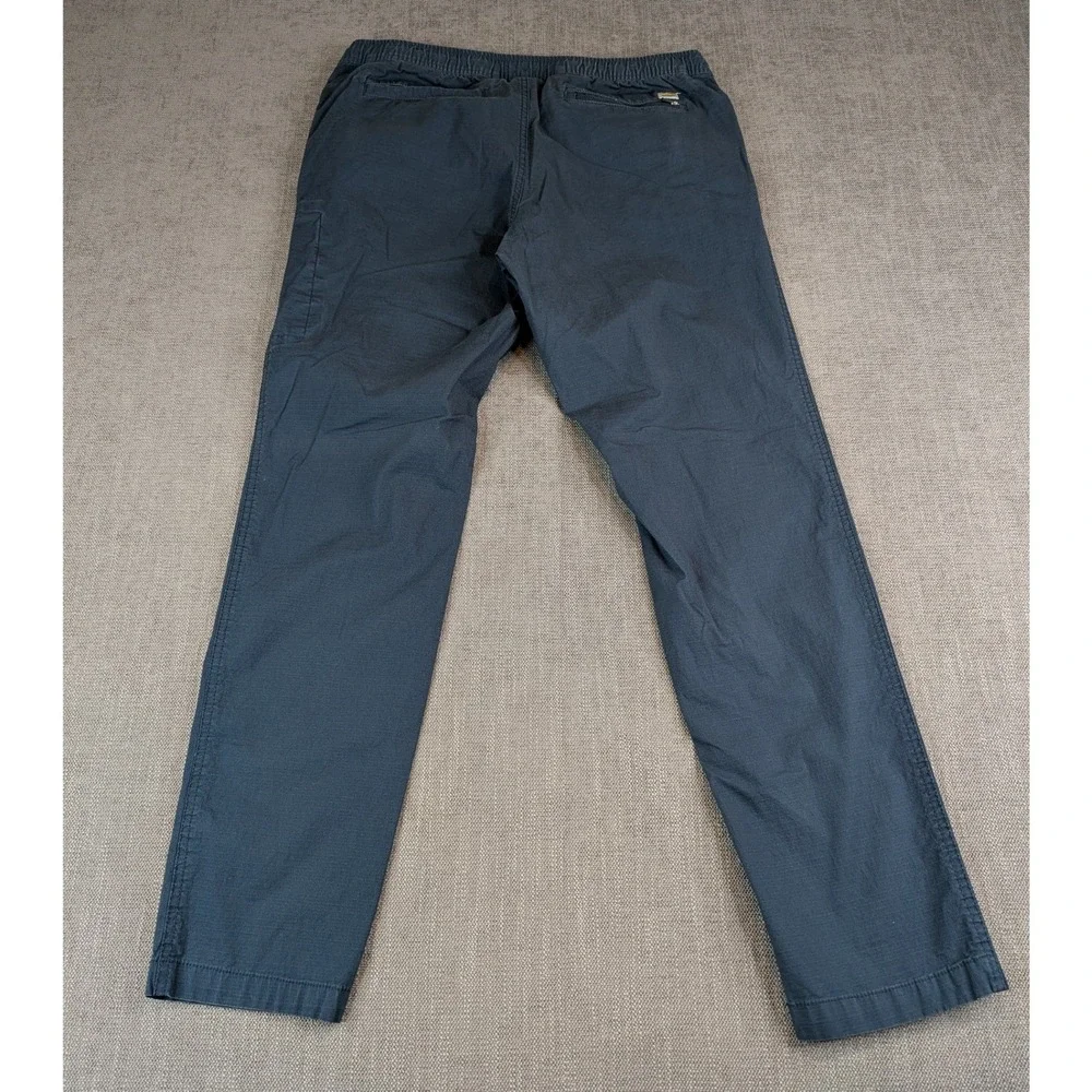 Vuori Pants Mens Blue Ripstop Climber Stretch Drawstring Utility Hike - Approx L